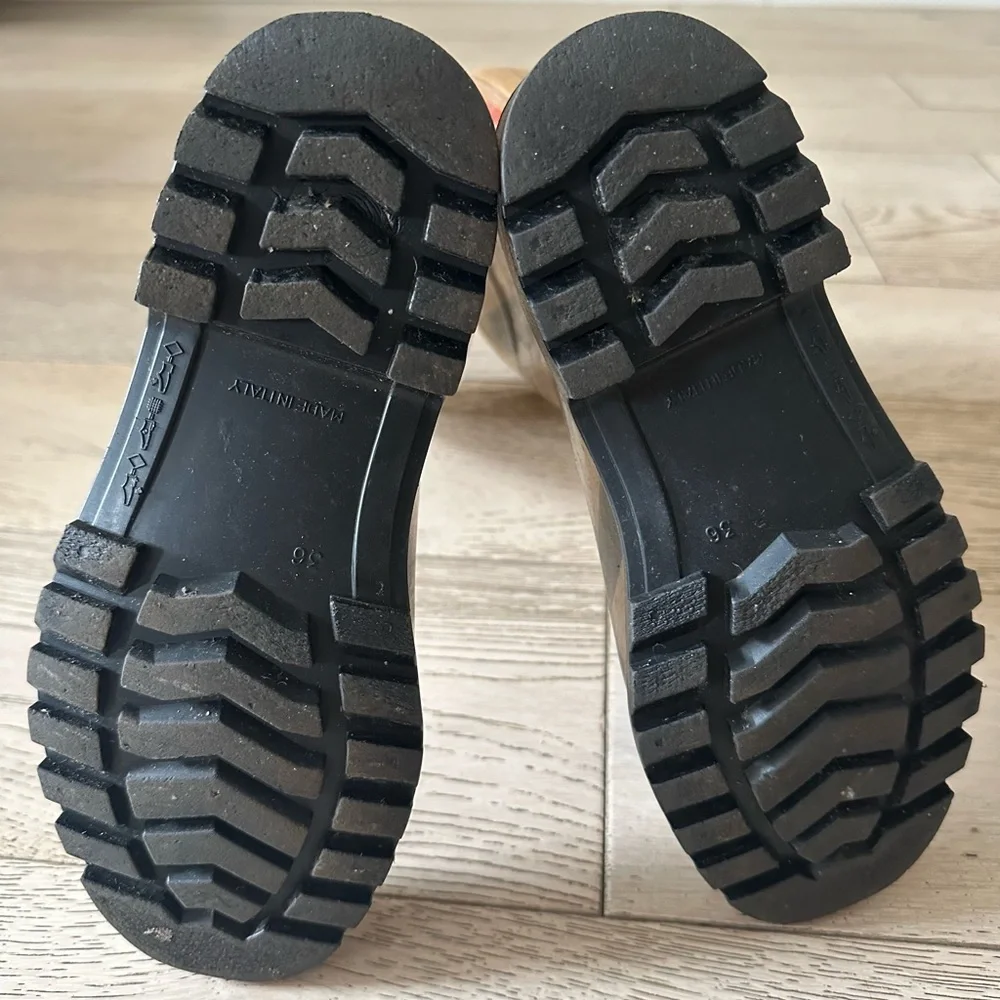 BURBERRY TALL SUPER NOVA CHECK PLAID RUBBER RAINBOOTS SIZE 36 / 6 - Picture 11 of 16